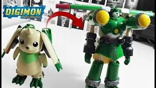 FIGURA TRANSFORMABLE - TERRIERMON DIGIEVOLUCIONA EN MEGAGARGOMON - JESUSNOID