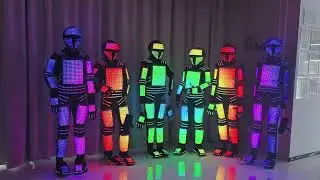 Cool LED Pixel Suit & Screnn Costume