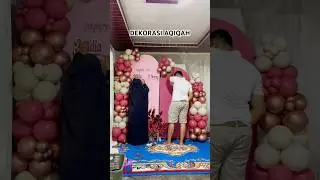 Dekorasi aqiqah simpel untuk anak perempuan #dekoraqiqah #dekorasiaqiqah #dekorasi balon