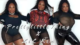 PRETTYLITTLETHING X LIL KIM | Plus Size Try-on Haul | MissChannieB
