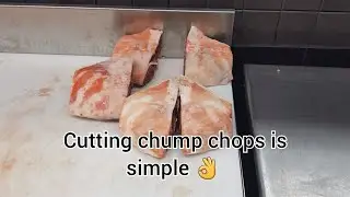 Нарезка бараньих отбивных