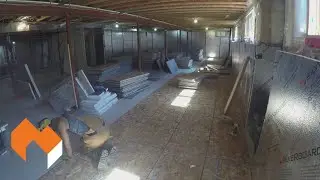 Amvic Amdry | Basement Installation (Timelapse)