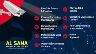 Ajman & Sharjah Police approved CCTV installation company || AL SANA TECHNICAL SOLUTIONS