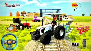 3TRECTOR🚜SONALIKA,MAHINDRA,POWERTRAC(ट्रेक्टर गेम) FARMING 3D VIDEO GAME #viralvideo #trending #