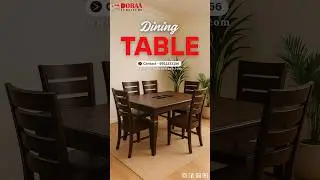 Elevate Your Dining Experience with our premium Dining Table Set #DoraaFurniture #DiningTable #home