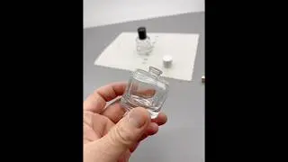 30ml Square Crystal Glass Perfume Bottles with Round Edges Wholesale #perfume #factoryproducts