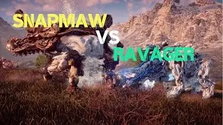 Horizon Zero Dawn Fight Club - Snapmaw VS Ravager