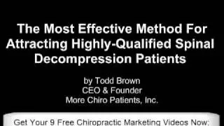Spinal Decompression Marketing