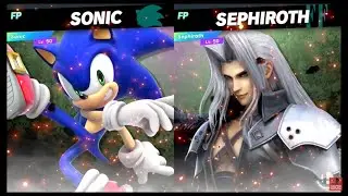 Super Smash Bros Ultimate Amiibo Fights – Sonic vs the World #86 Sonic vs Sephiroth