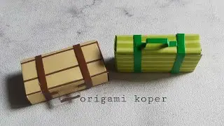 How to make paper suitcase l origami koper#shorts