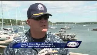 Anti-terrorism exercises held outside Portsmouth Harbor