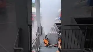 Assistive Firefighting Quadruped Robot Dog
