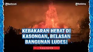 Kebakaran Hebat di Kasongan Lama Katingan, 12 Tim Relawan Palangka Raya Ikut Berangkat Padamkan Api