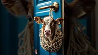 An animal hung by the door. #animals #cute#cuteanimals #shorts #ytshorts#sound