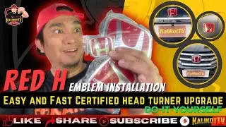 RED H emblem installation- Do it yourself| KalikotTV by Mr Kalikot