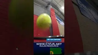 Tight Indoor Backstops... #softball #fastpitch #umpire #sports #umpcam