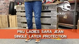 PMJ Lady Sara A Rated Single Layer High Waisted Motorcycle Jean 4K Video | BikerHeadz.co.uk