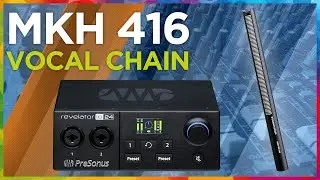MKH 416 BEST vocal chain for live streaming (feat. Revelator io24)
