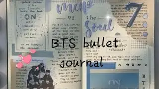 DIY BTS bullet journal idea ✨💖#bts#diy #journal #jk#rm#v#suga#jin#jimin #jhope #subscribe