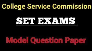 West Bengal College Service Commission ।।SET EXAMS MODEL QUESTIONS AND ANSWERS ।