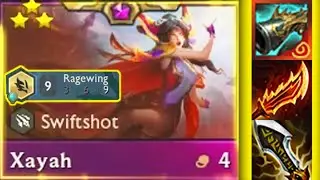 Collector Xayah 3 Star | 9 Ragewing | TFT Set 7 Dragonlands