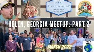Veterans Memorial Park & SPAGHETTI EIS! - Part 2 - Helen, Georgia Meetup Vlog Series - March 2022
