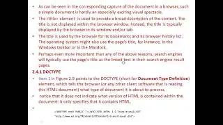 Structure of HTML page | VTU 6th sem CSE