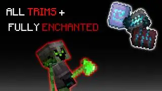 I went on a quest to get EVERY NETHERITE EMERALD TRIM ARMOR in Minecraft