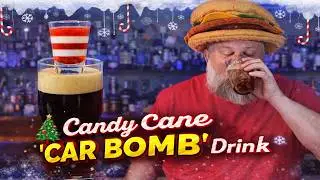 🎄 Candy Cane &ldquo;Car Bomb&rdquo; Drink ❄️| Holiday Drink Taste Test