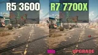 Ryzen 7700x vs ryzen 3600 in 2025