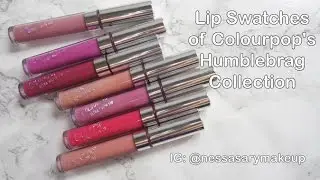 LIP SWATCHES: Colourpop's Humblebrag Collection!