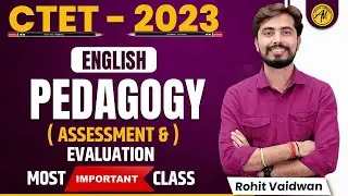 ENGLISH PEDAGOGY | ASSESSMENT & EVALUATION - (आकलन और मूल्यांकन) ( CTET 2019 ) | ADHYAYAN MANTRA |