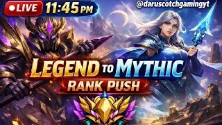 MOBILE LEGEND LIVE STREAM DAY-26😈|DARU大 SCOTCH GAMING YT