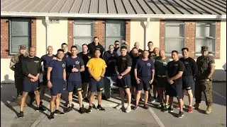 Chiefs Leading the Way | Powerful CPO Creed Recital After Navy PT Tradition Run