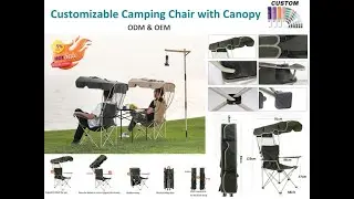 #portable  #camping  Chair with Canopy #odm #oem #customize #beach #manufacturer #suppliers #shade