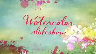 Watercolor Slideshow 2 versions | After Effects Template | Openers