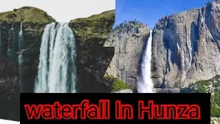 waterfall in Hunza valley #shorts  #viral