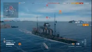 World of Warships: Chikuma - 5 Kills!!!