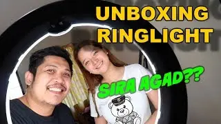 PAPA DUDUT UNBOXING NG RINGLIGHT MAY SIRA AGAD?