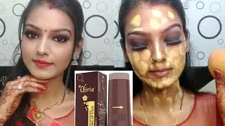 Under 150 full Coverage makeup|| festival makeup || olivia pan stick 07 & 03||(hindi)