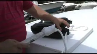 How to set your boat fender & dock your boat using Quick Boat Fender