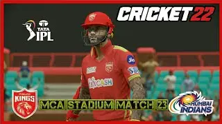 MI vs PBKS TATA IPL 2022 - Match 23 | Cricket 22 PC Gameplay 1080P 60FPS