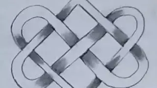 How to easy drawing Celtic Note step by step.Very easy------......