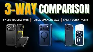 Spigen Tough Armor T vs Torras vs Ultra Hybrid T: Best iPhone 17 MagSafe Case? [Hands‑On Review]