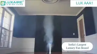 VORTEX experiment of Bladeless Ceiling Fans by Luxaire