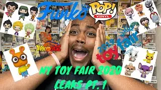NEW YORK TOY FAIR 2020 FUNKO POPS LEAKS/REVEALS, PT. 1 | Dragon Ball Super, My Hero Academia, etc.