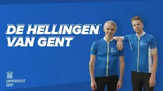 UGent-alumnus Wim Oosterlinck en UGent-student Florian Vermeersch versus de Gentse hellingen