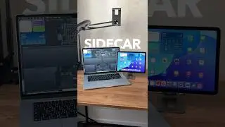iPad как второй дисплей для MacBook! Пример работы Sidecar #Shorts #Sidecar #iPadOS #MacOS #iPad