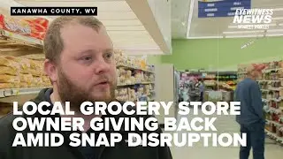 Владелец продуктового магазина помогает обществу на фоне приостановки программы SNAP