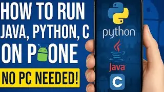 Java python c code run in mobile.Java python c code run in acode app.